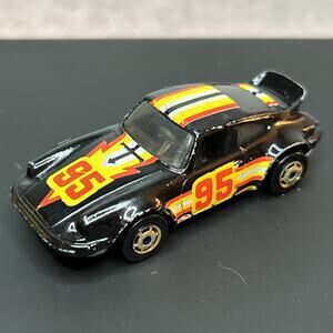 VTG 1974 Mattel Hot Wheels P-911 Porsche Diecast Metal Car 1/64 Malaysia No 95